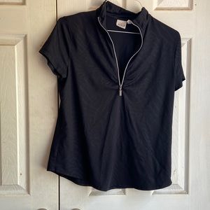 Beautiful zenergy gold by chicos zip blouse. Worn once